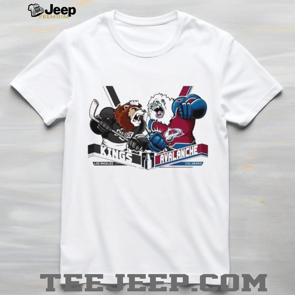 Los Angeles Kings vs Colorado Avalanche NHL Mascot Rivalry T Shirt