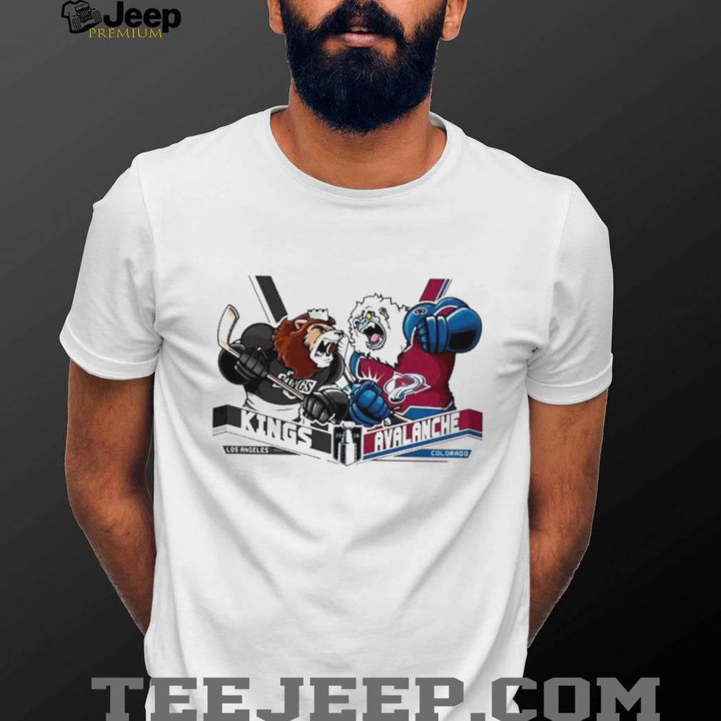 Los Angeles Kings vs Colorado Avalanche NHL Mascot Rivalry T Shirt