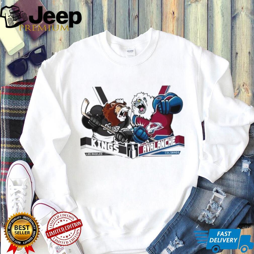 Los Angeles Kings vs Colorado Avalanche NHL Mascot Rivalry T Shirt