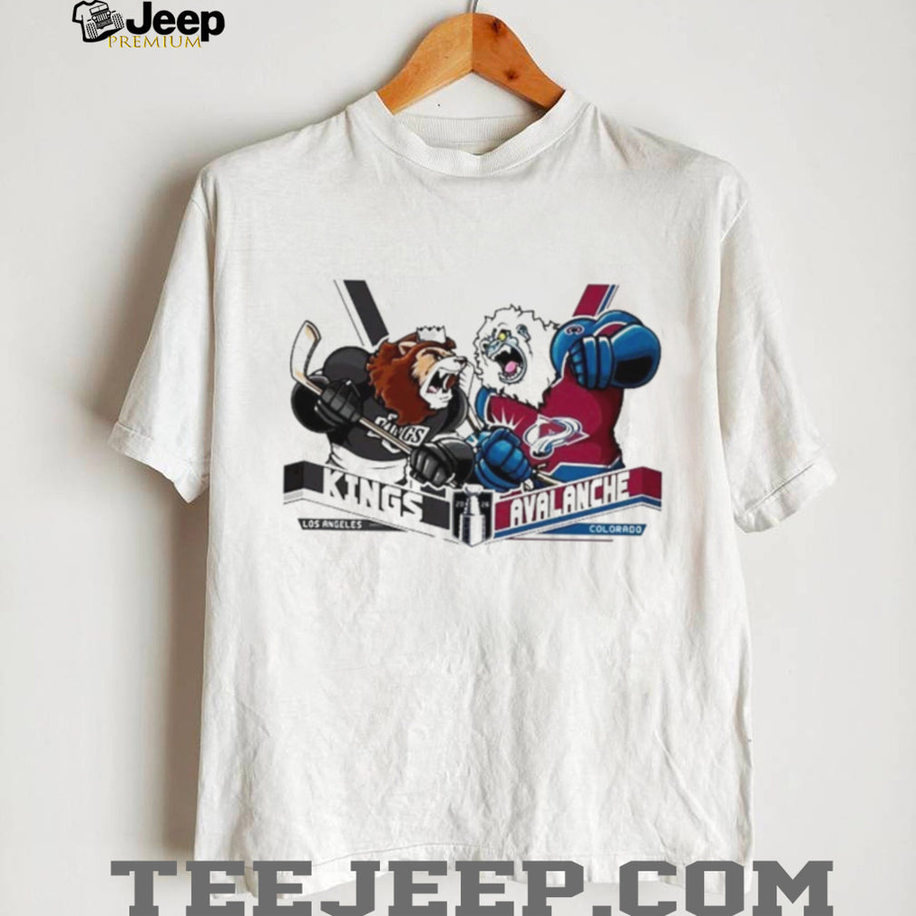 Los Angeles Kings vs Colorado Avalanche NHL Mascot Rivalry T Shirt
