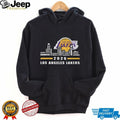 Los Angeles Lakers 2026 Roster Skyline Word Art Basketball T Shirt