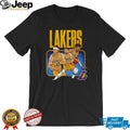 Los Angeles Lakers Reaves, Luka, & Hachimura Trio Graphic T Shirt