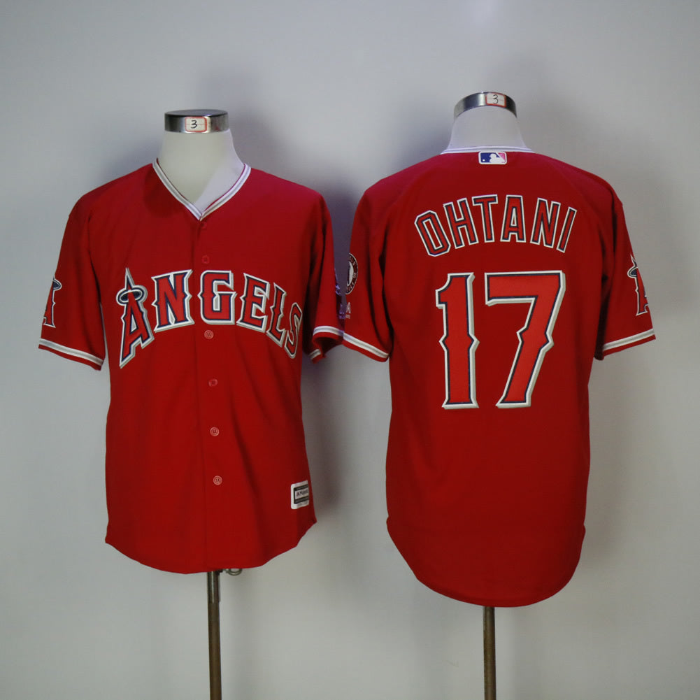 Los Angeles Angels #17 Shohei Ohtani Angels 17 Red Fan