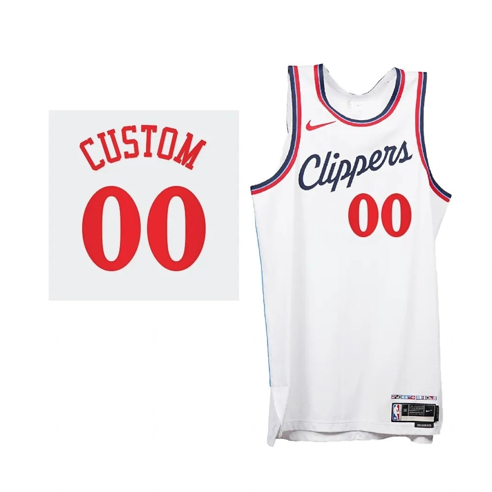 Los Angeles Clippers Custom 2024-25 Association Edition White