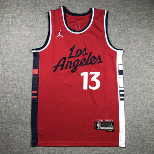 Los Angeles Clippers #13 Paul George Clippers 13 New Red s-xxl Style 2