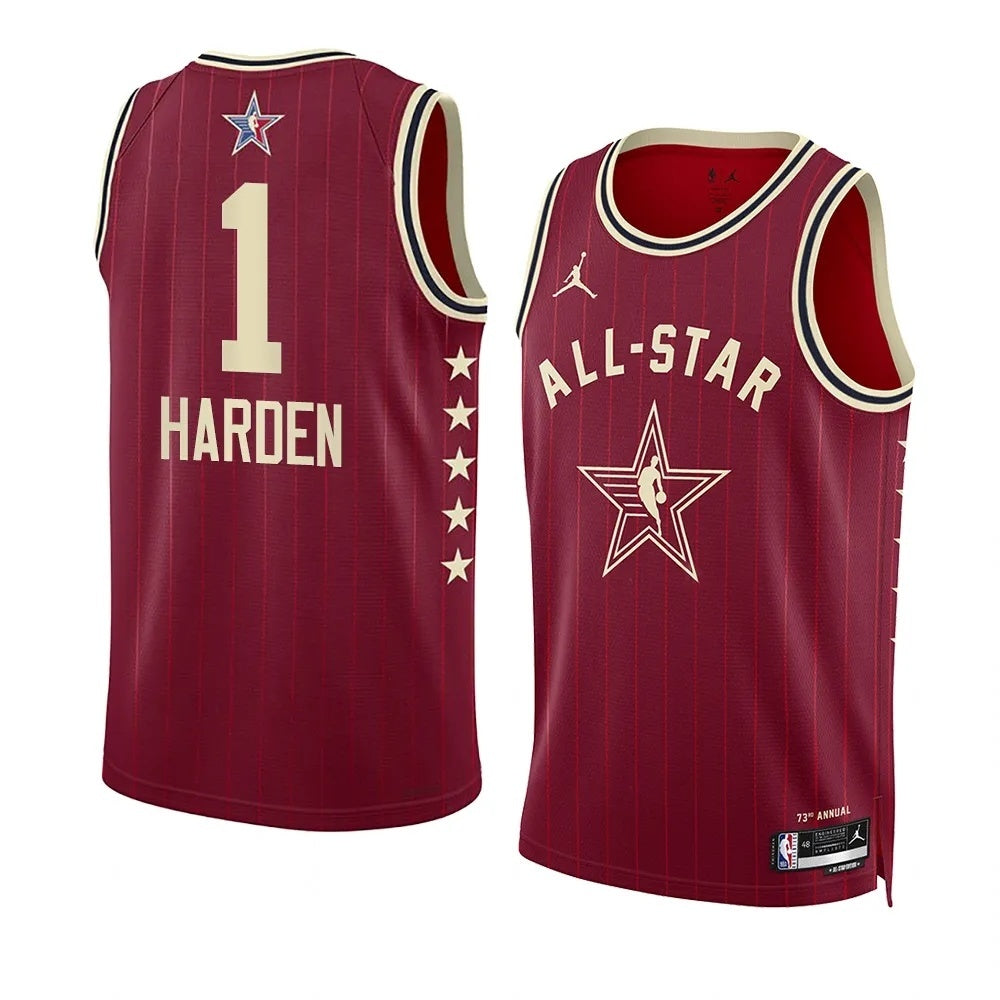 Los Angeles Clippers #1 James Harden 2024 NBA All-Star Swingman Jersey Style 1