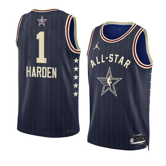 Los Angeles Clippers #1 James Harden 2024 NBA All-Star Swingman Jersey Style 2