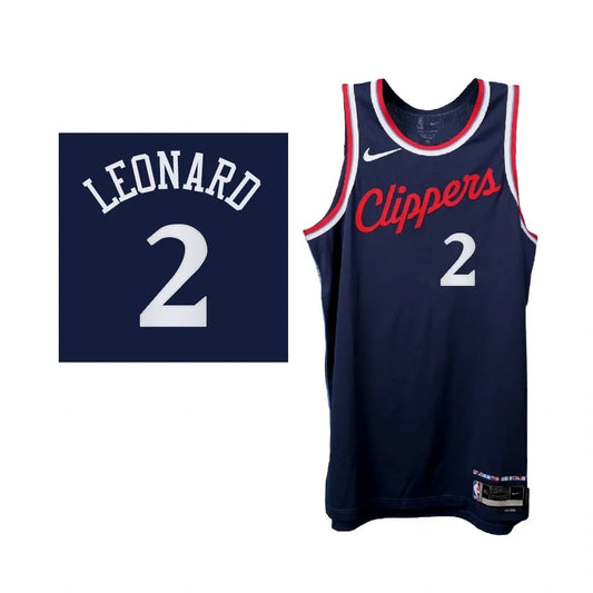 Los Angeles Clippers #2 Kawhi Leonard 2024-25 Icon Edition Navy