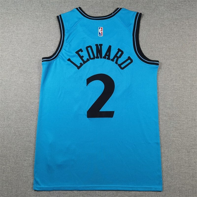 Los Angeles Clippers #2 Kawhi Leonard Clippers 2 Blue City Edition s-xxl Style 1