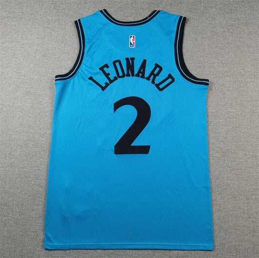 Los Angeles Clippers #2 Kawhi Leonard Clippers 2 Blue City Edition s-xxl Style 1