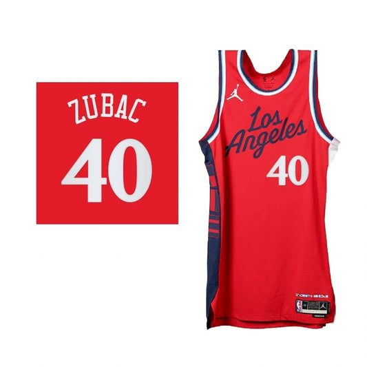 Los Angeles Clippers #40 Ivica Zubac 2024-25 Statement Edition Swingman Red