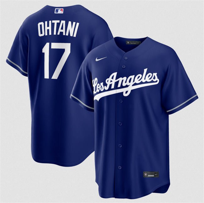 Los Angeles Dodgers #17 Shohei Ohtani Royal Alternate Stitched Baseball Jersey