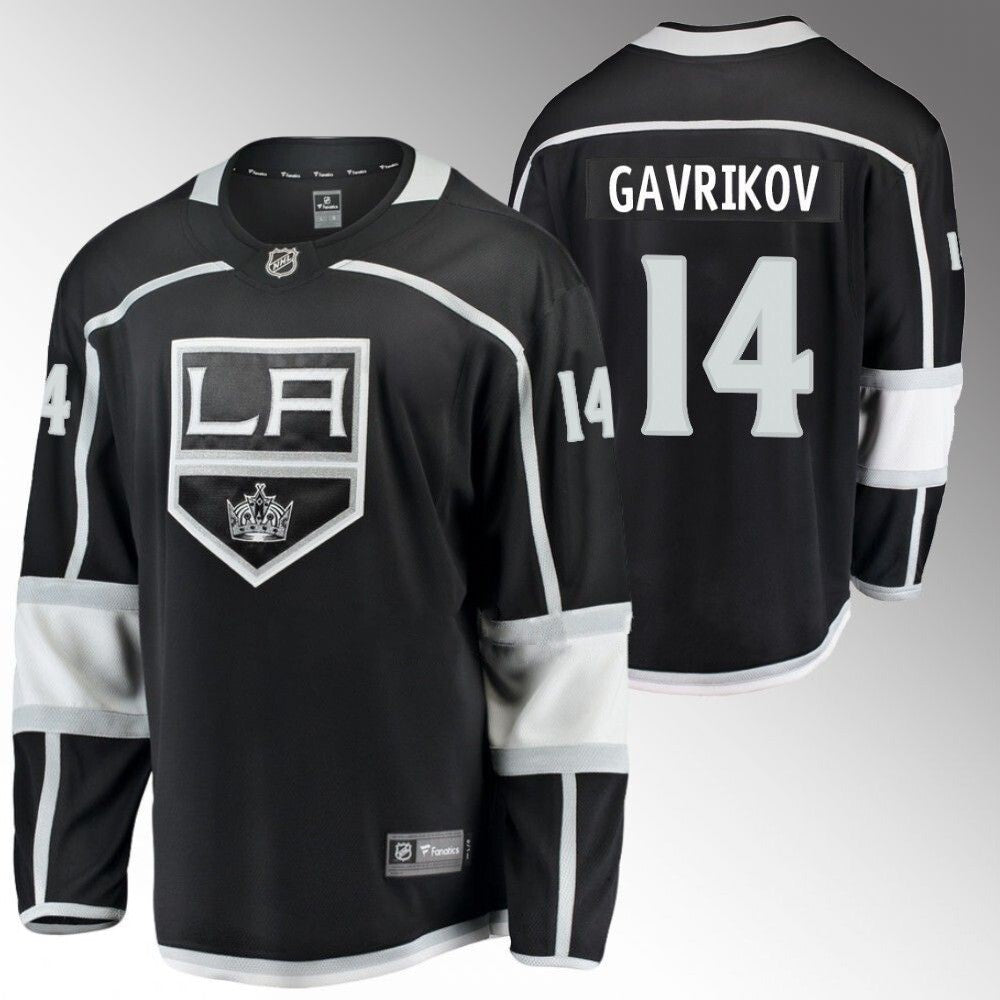 Los Angeles Kings #14 Vladislav Gavrikov Home Black
