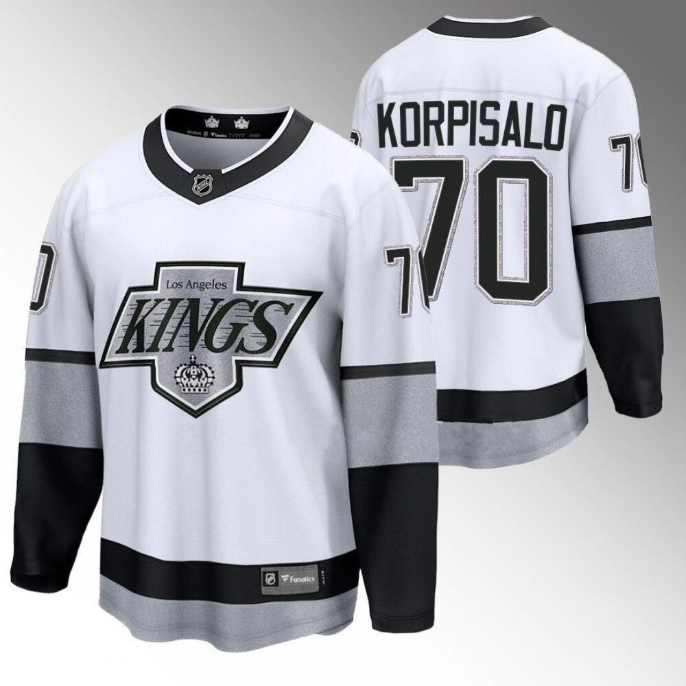 Los Angeles Kings #70 Joonas Korpisalo Alternate White