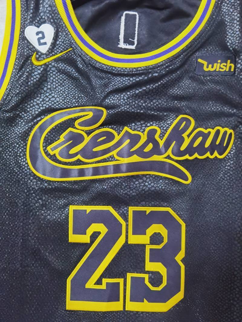 Los Angeles Lakers 23# James City Edition Collaboration Jersey Style 2
