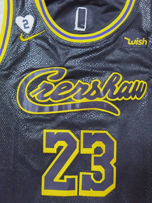 Los Angeles Lakers 23# James City Edition Collaboration Jersey Style 2