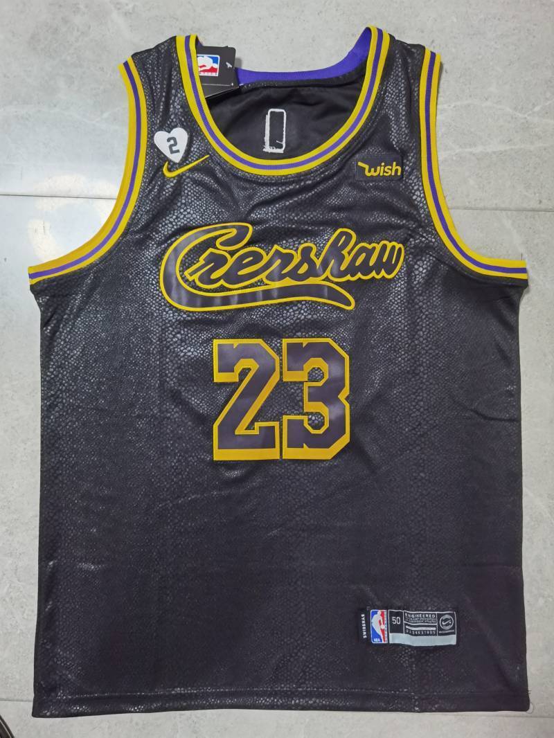 Los Angeles Lakers 23# James City Edition Collaboration Jersey Style 4