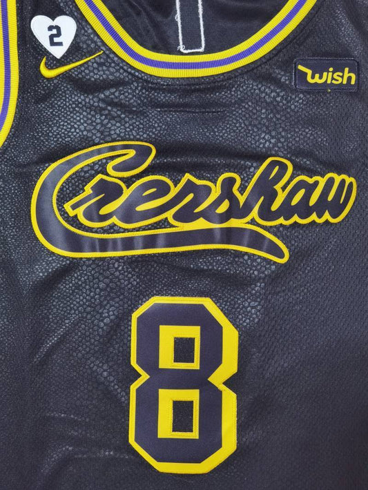 Los Angeles Lakers 8# Kobe City Edition Collaboration Jersey Style 1