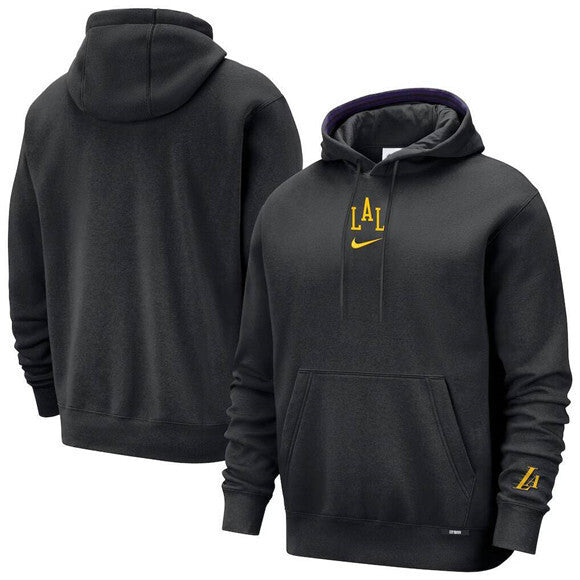 Los Angeles Lakers Black 2025 26 City Edition Hoodie