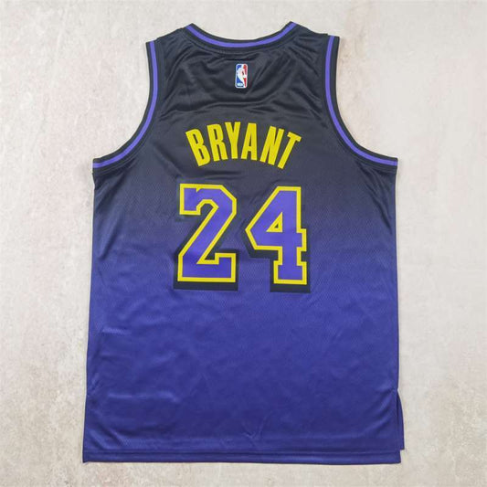 Los Angeles Lakers #24 Kobe Bryant Hot Press Lakers 24 Purple City Edition s-xxl Style 1