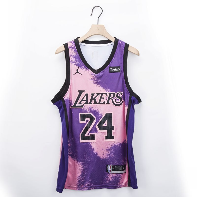 Los Angeles Lakers #24 Kobe Bryant Lakers 24 Fashion Edition Style 2