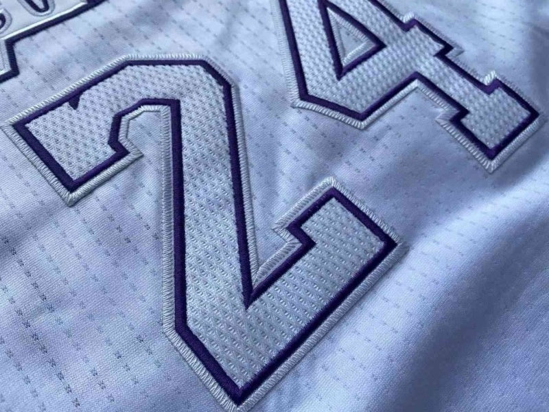 Los Angeles Lakers #24 Kobe Bryant Lakers 24 Kobe Adidas Christmas All-White Embroidered Jersey Style 16