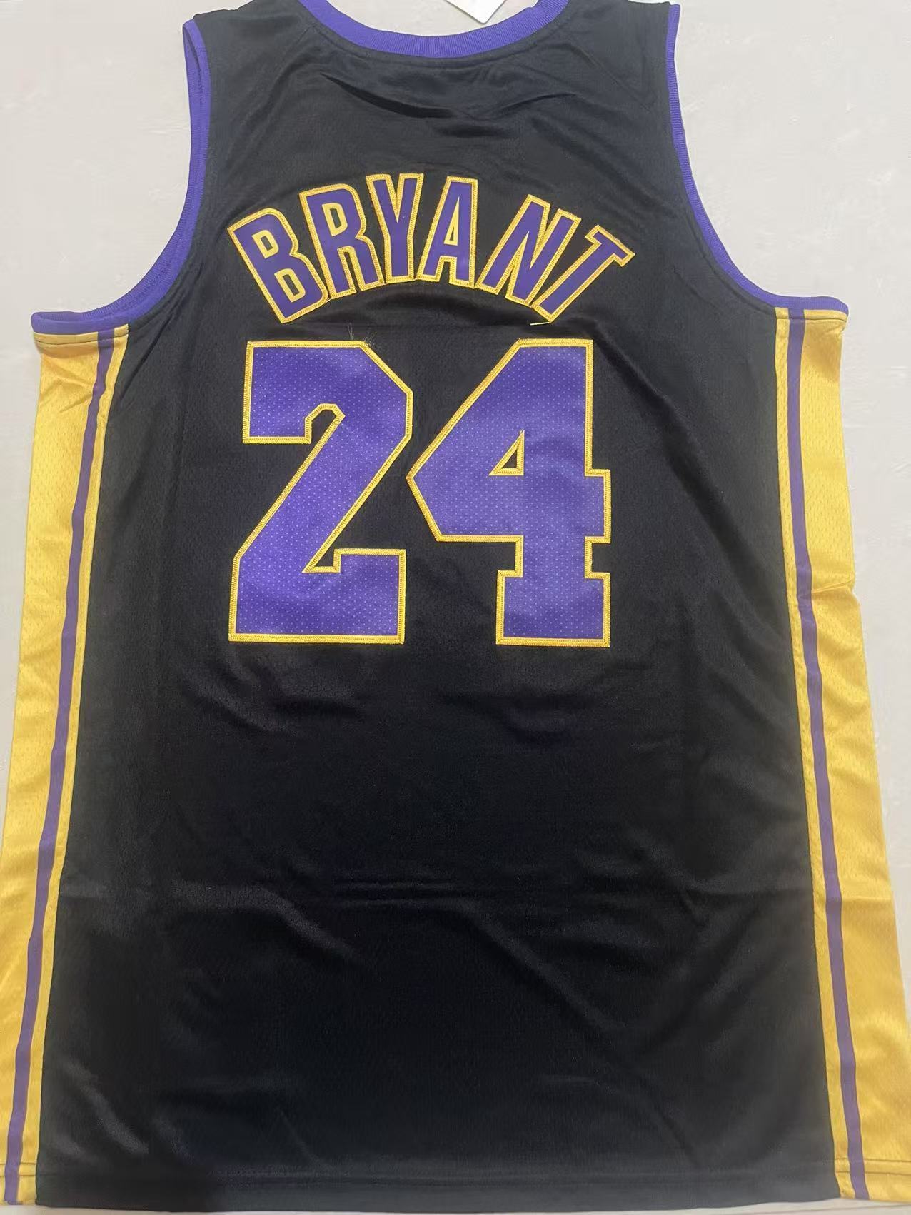 Los Angeles Lakers #24 Kobe Bryant Lakers 24 # Kobe Black Style 1