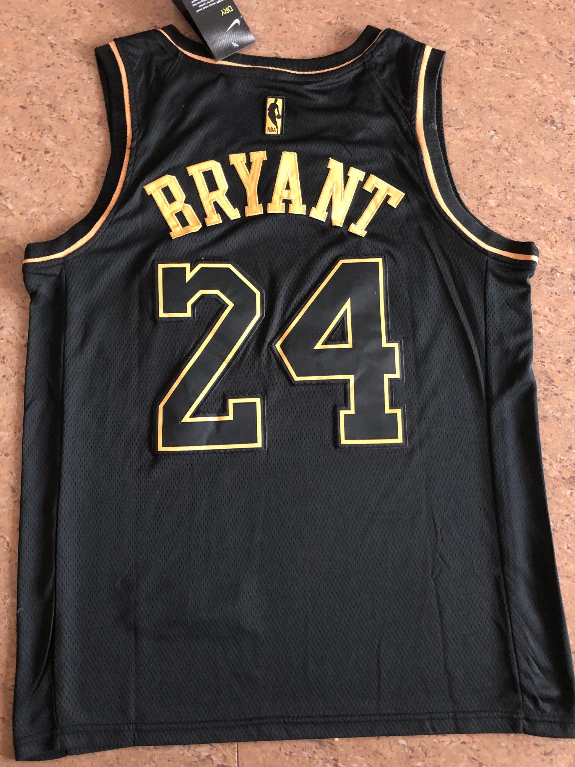 Los Angeles Lakers #24 Kobe Bryant Lakers 24# Kobe Yellow Edition Jersey Style 2