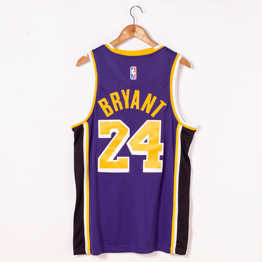 Los Angeles Lakers #24 Kobe Bryant New Lakers 24 # Purple 2021 Edition Style 3