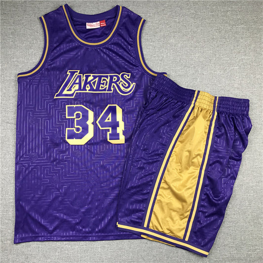Los Angeles Lakers #34 Lakers Edition Shorts