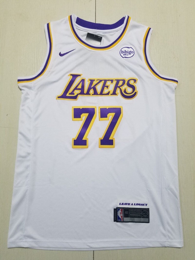 Los Angeles Lakers #77 Luka Doncic Lakers 77 White s-xxl Style 2