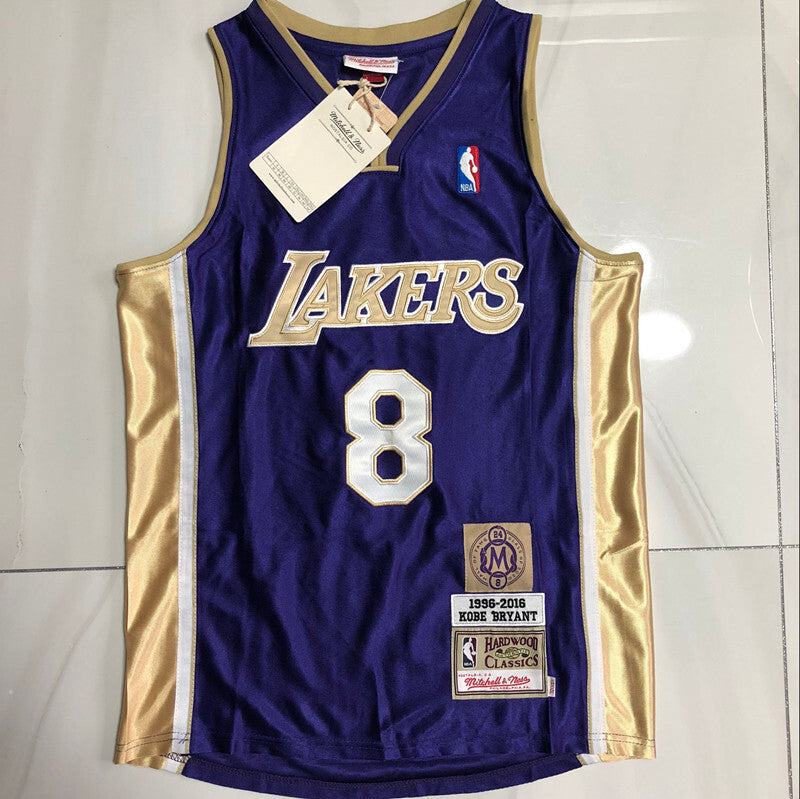 Los Angeles Lakers #8 Kobe Bryant Kobe 8 # 2020 Edition Purple Jersey Style 2