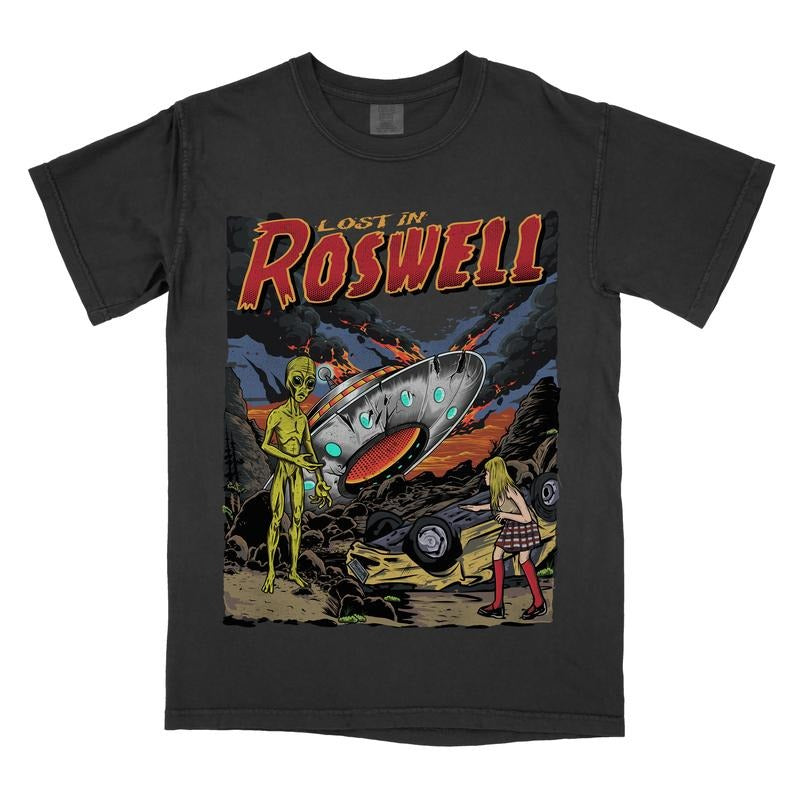 Lost In Roswell - Comfort Colors Graphic Tee Menswear