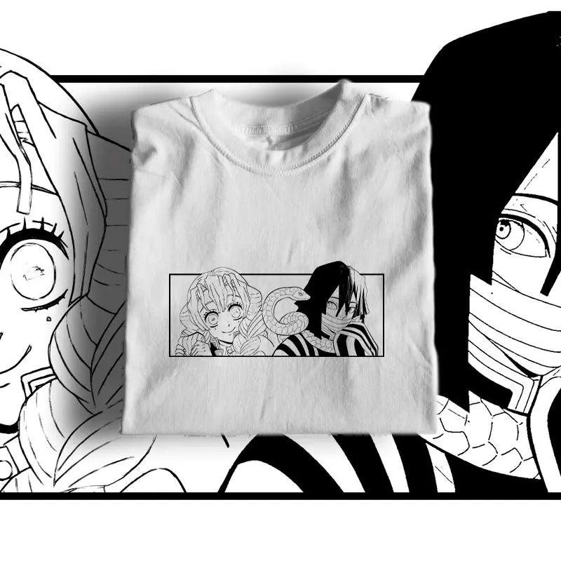Love Kanroji Mitsuri and Iguro Obanai T-Shirt, Kimetsu No Yaiba Lover Clothing Sweatshirt, Hoodie, Comfort Colors