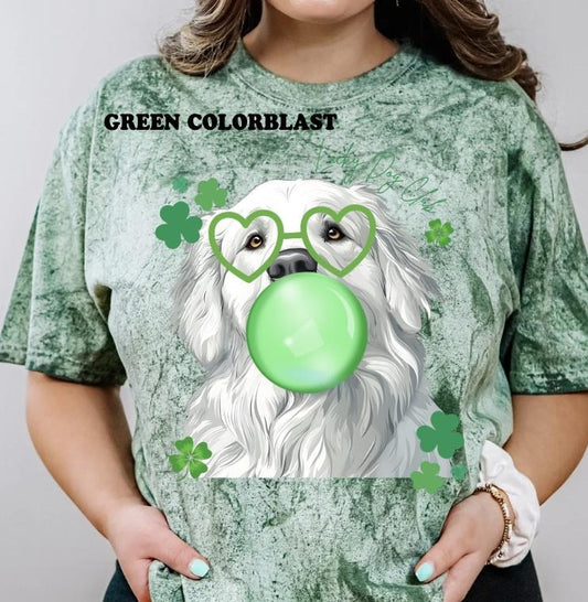 Lucky Dog Great Pyrenees Shirt ~ Unisex Apparel Relaxed Fit Printed In The USA Clothing Womenswear Casual Comfort Cotton Boho
