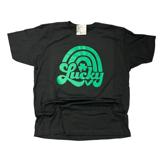 Lucky St. Patty's Day Black Graphic tshirt womenswear cute shirts Hoodie, Sweatshirt | WearSparks.com