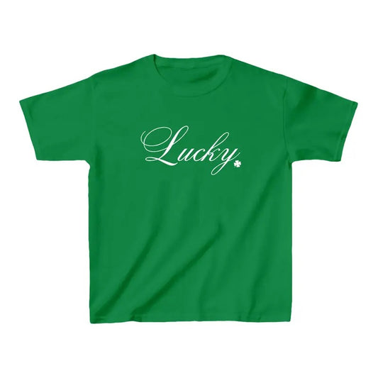Lucky St. Patricks Day Baby Tee Four Leaf Clover y2k Baby Tee St Patty_s Baby Tee Luck of the Irish Vintage Aesthetic.