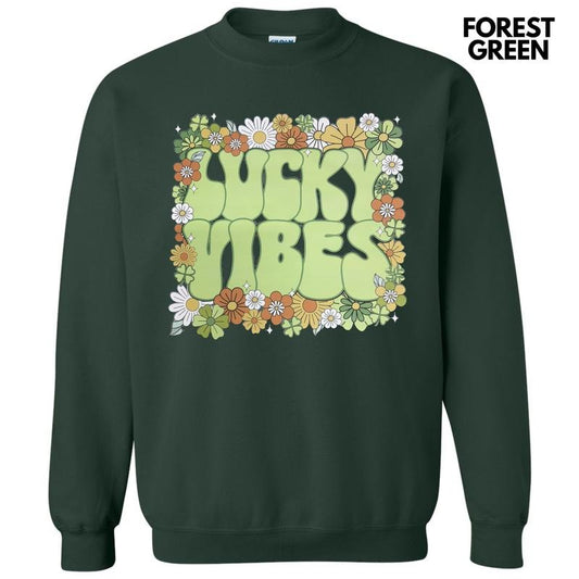 Lucky Vibes Floral Sweatshirt