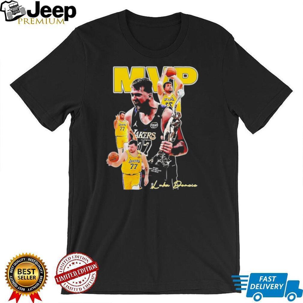 Luka Dončić MVP Dallas Mavericks Basketball Signature Graphic T Shirt