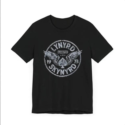 Lynyrd Skynyrd T Shirt Tee Tshirt Shirt FREE BIRD Rock Vintage Aesthetic Distressed T-shirt