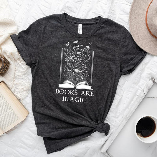 MAGIC BOOKS UNISEX T-SHIRT