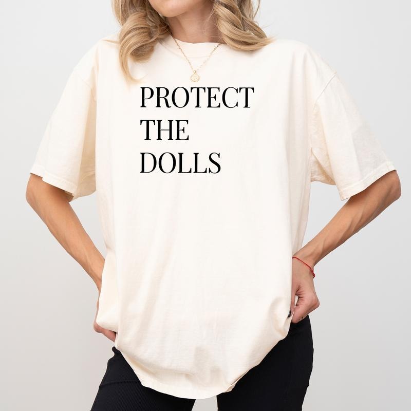 MAPTEES Protect The Dolls Comfort Colors Shirt, Human Rights T-shirt, Feminist Graphic Tee, Social Activist Clothing, Trans Rights Outfits