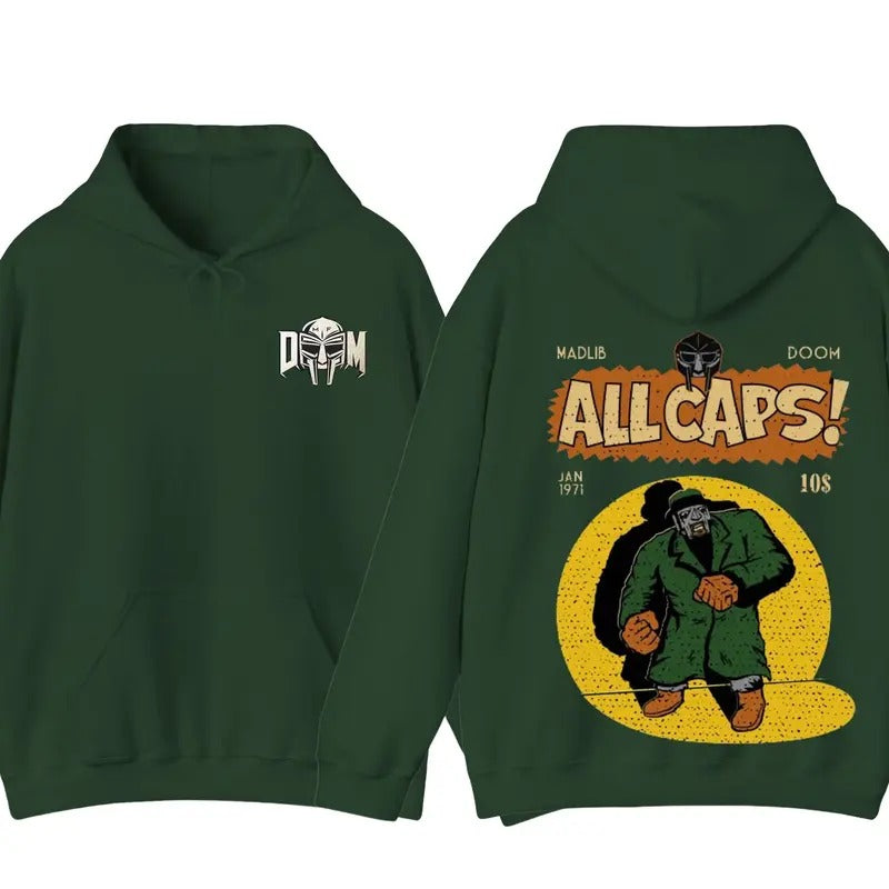 MF Doom Madlib All Caps T-shirt Sweatshirt Hoodie | WearSparks.com