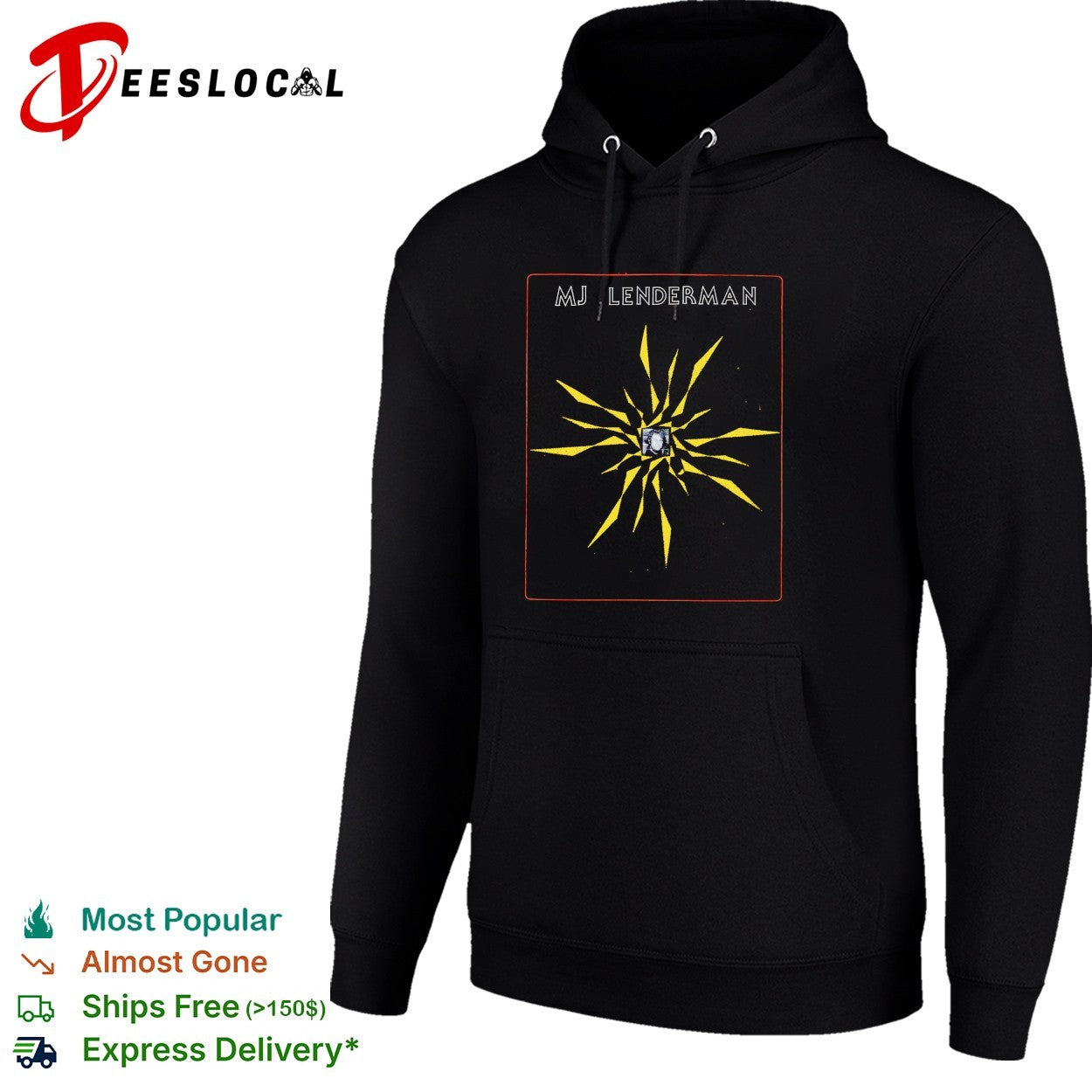 MJ Lenderman starburst with portrait shirt