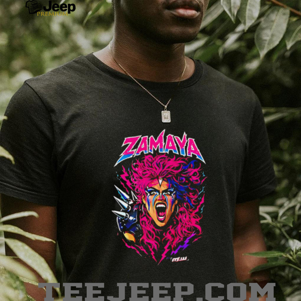 MLW Zamaya roaring illustration shirt