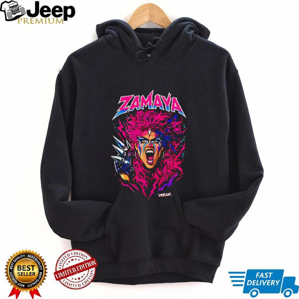 MLW Zamaya roaring illustration shirt
