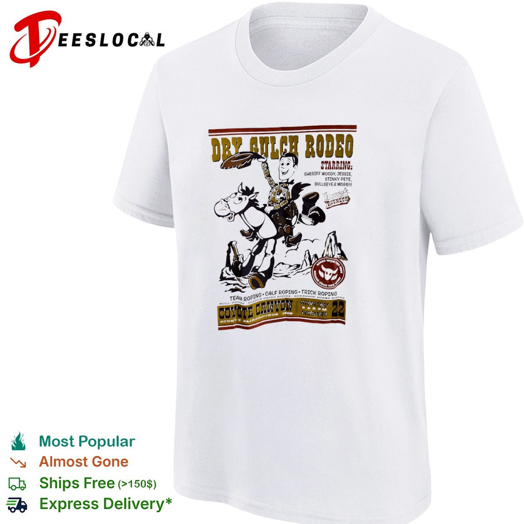 Vintage Dry Gulch Rodeo Woody’s Roundup Coyote Canyon shirt