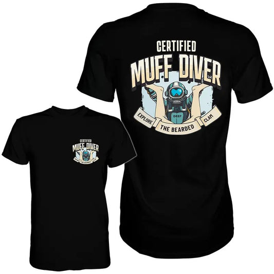 MUFF DIVER EXPLORE MEN'S T-SHIRT, FUNNY MEME SHIRT, FOR GIFT