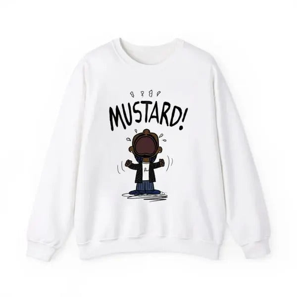 MUSTARD Meme Vintage Sweatshirt, Gift For Women and Man Unisex Sweatshirt