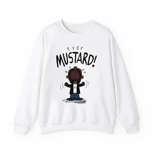 MUSTARD Meme Vintage Sweatshirt, Gift For Women and Man Unisex Sweatshirt